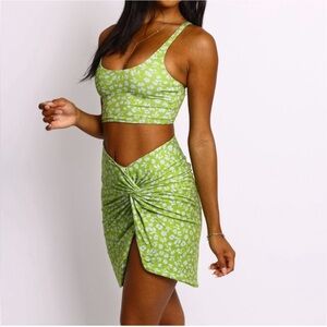 NWT RESA Liv Skirt & Lexi Top Set in Kiwi (small)